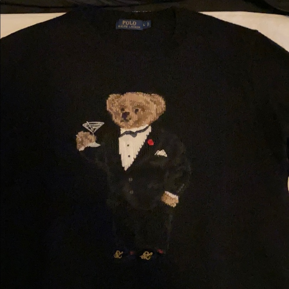 Ralph Lauren Polo Wool Teddy Bear Sweater